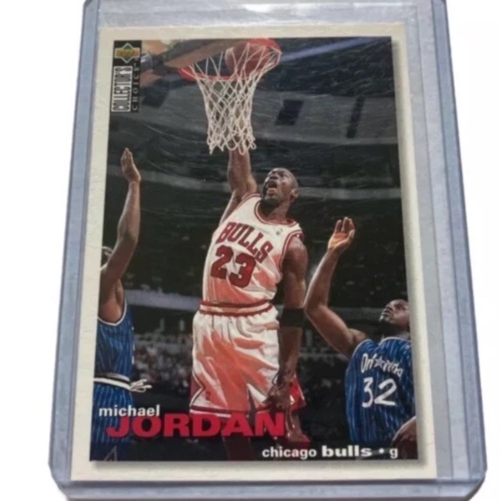 1995 Upper Deck Collectors Choice Michael Jordan Chicago Bulls Card Vintage